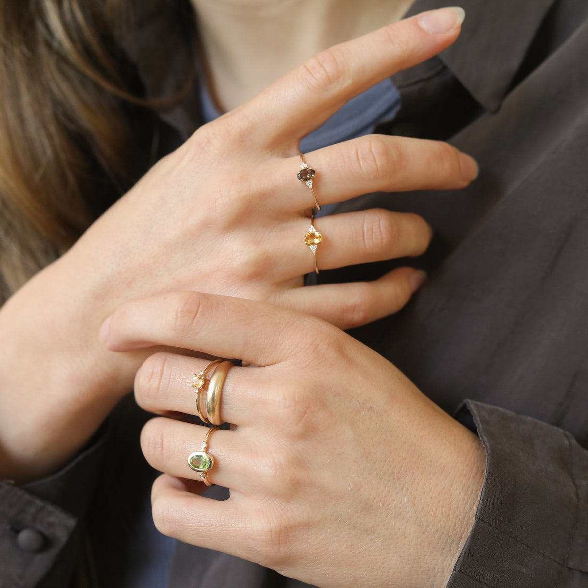 Tanja Smoky ring | 9K